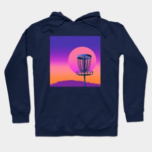 Disc Golf Against Florida Sunset Hoodie